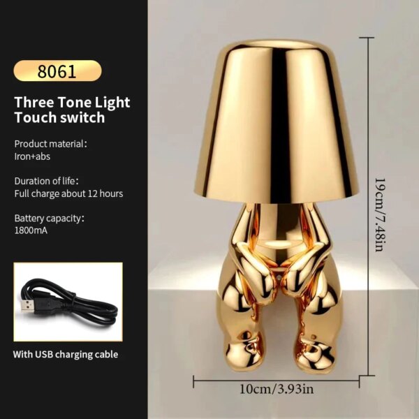 13037-ea36ec.jpg veilleuse italienne petit homme doré, décoration artistique