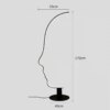 13075-b3d1c8.jpg Lampe Led au Design créatif et moderne avec visage humain