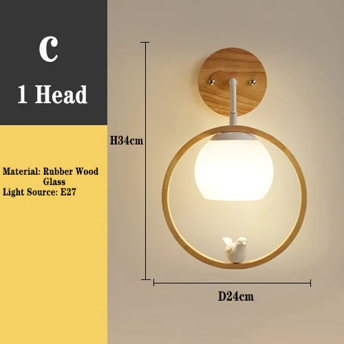 Lampe suspendue en bois au design moderne, luminaire décoratif de plafond
