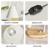 Lampe de Table en bois au design créatif, 110V/220V, chauffe-bougie