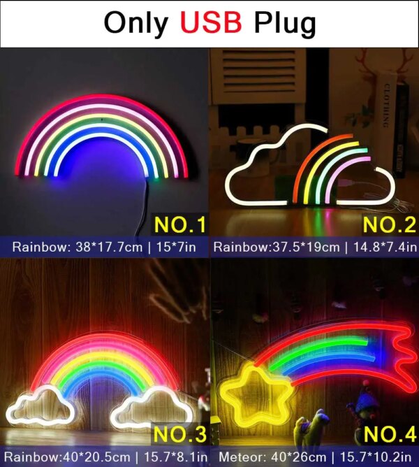 1323-68436d.jpg Lampe néon LED de Festival, pour la maison, chambre à coucher, salon, bureau, mariage