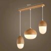 13414-0505d4.jpg Plafonnier suspendu en bois au Style nordique moderne, luminaire décoratif d'intérieur