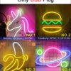 Lampe néon LED de Festival, pour la maison, chambre à coucher, salon, bureau, mariage