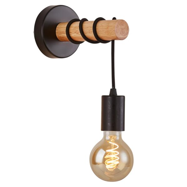 13598-416915.jpg Applique murale moderne et minimaliste en bois, lampe E27, éclairage d'intérieur