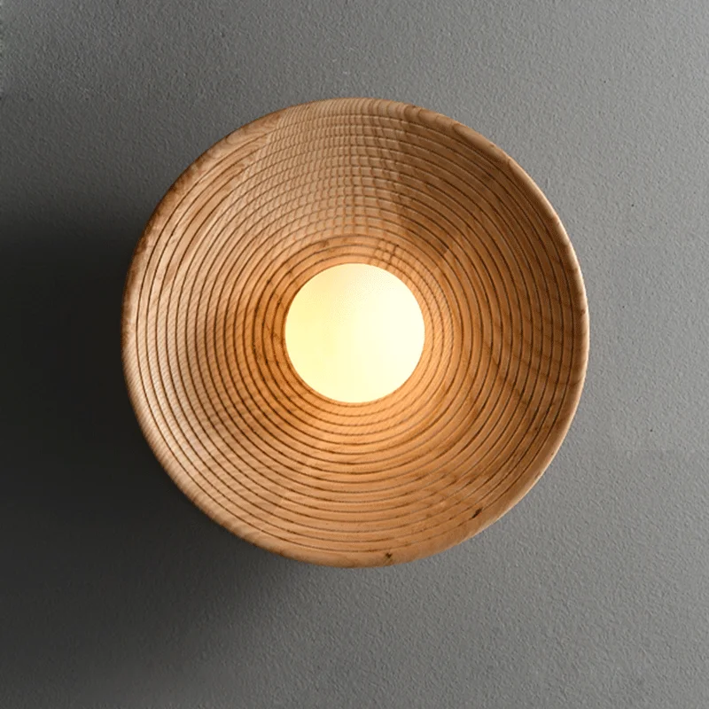 Lampe murale de salon japonais rétro wabi-sabi