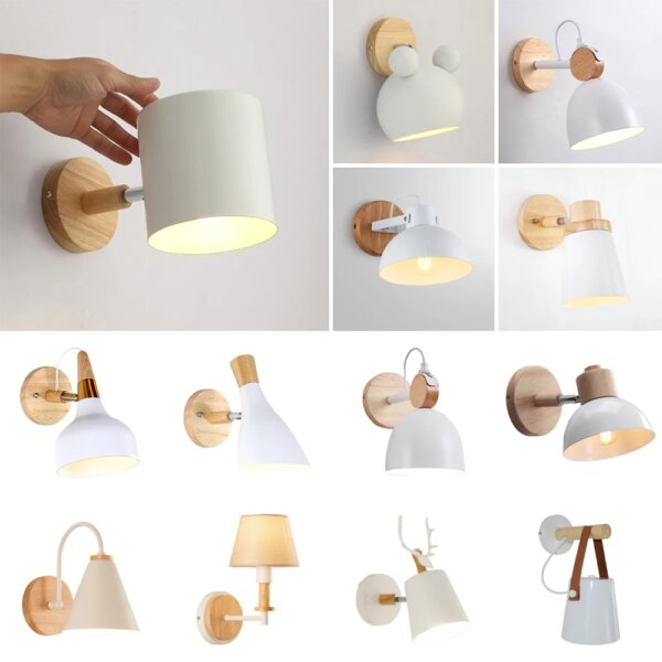 13865-10fd29.jpg Applique murale nordique en bois, lampe de chevet moderne