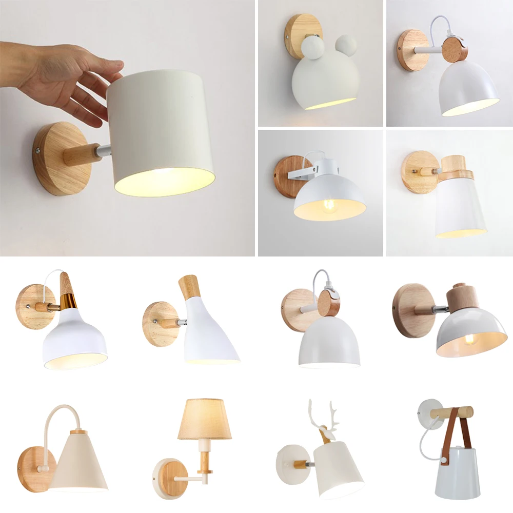 13865-10fd29.jpg Applique murale nordique en bois, lampe de chevet moderne