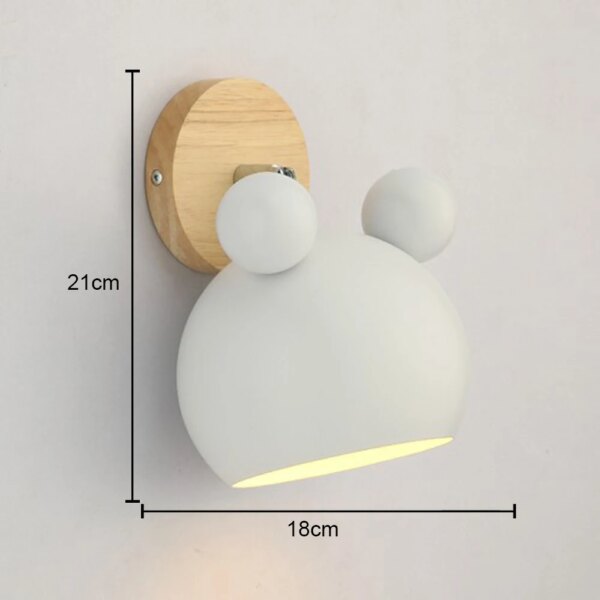 Lampe de chevet : nordique, douille E27