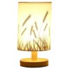 Lampe LED USB en bois massif, design nordique moderne