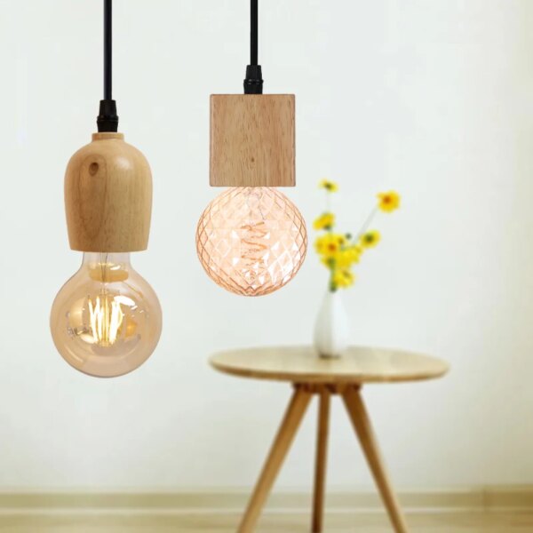 13924-f0e6d2.jpg Lampe suspendue industrielle en bois au design rétro