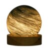 Lampe de bureau boule de verre USB