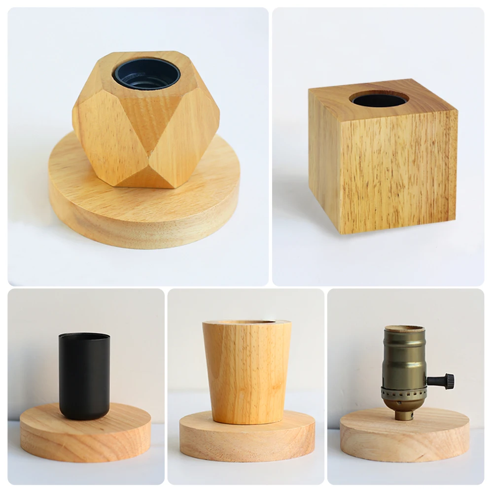Table rétro lampe de — Lampe de Table rétro en bois avec support, 220/110V, prise ue, style Vintage | belleveilleuse.fr