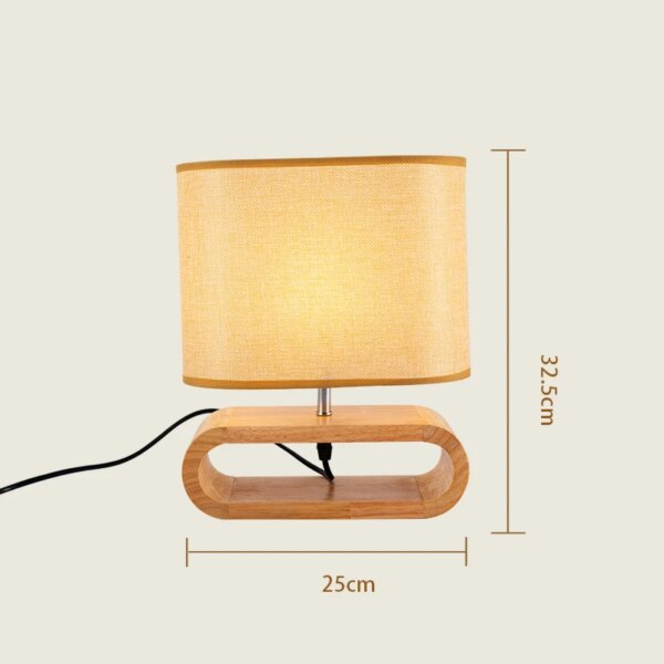14055-3593c4.jpg Lampe de chevet LED en bois massif, lampe de bureau