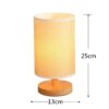 Lampe de chevet classique en bois, Protection des yeux, Rechargeable par USB
