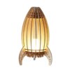14147-b7dd61.jpg Lampe Led en forme de fusée spatiale, faite à la main, sculpture sur bois