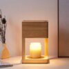 14188-697b14.jpg Petite lampe à bougie en bois pour la chambre à coucher, parfum d'huile essentielle