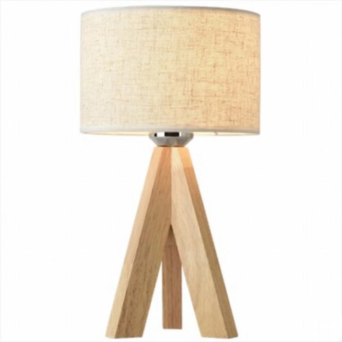 14401-ecb902.jpg Lampe de Table en bois massif E27, design nordique moderne