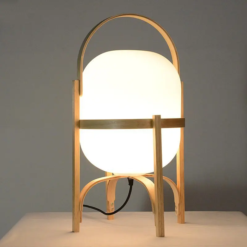 Bois simpliste lampe de — Lampe Led en bois au design moderne simpliste, idéal pour un bureau | belleveilleuse.fr