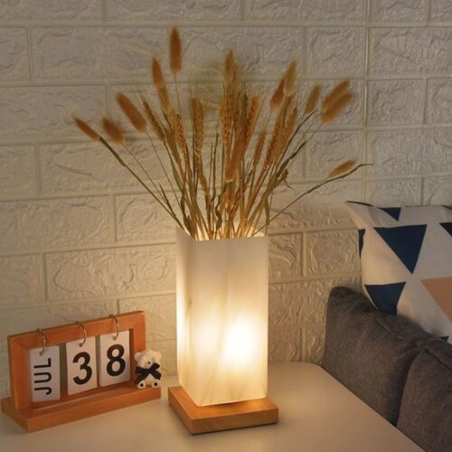 14670-dc4899.jpg Lampe LED avec Base en bois, luminaire décoratif d'intérieur