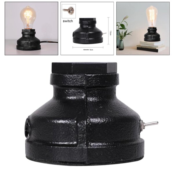 14713-66e819.jpg Lampe de Table Vintage en fer forgé