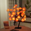 1473-015f14.jpg veilleuse USB — Lampe LED en forme de Rose avec port USB, luminaire décoratif d'intérieur
