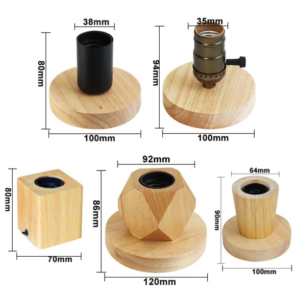 14801-2af709.jpg Lampe de Table rétro Vintage en bois E27, veilleuse 85-265V