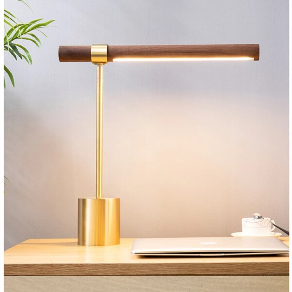 Lampe de chevet Led en bois au design italien moderne