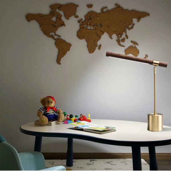 Lampe de chevet Led en bois au design italien moderne