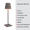 Lampe de Table Portable en aluminium