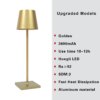 Lampe de Table Portable en aluminium
