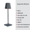 Lampe de Table Portable en aluminium