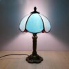 lampe de chevet LED Vintage en verre coloré
