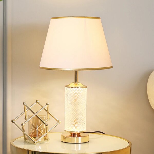 lampe de Table en verre cristal Post-moderne, pour salon, bureau