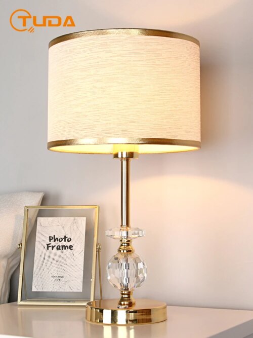 lampe de Table en cristal, style européen, moderne et créatif