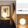 Lampe de Table en verre nordique Simple et créative