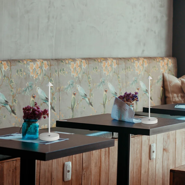 Lampe nordique Led tactile de luxe sans fil avec batterie Rechargeable