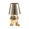 Lampe Design Petit Bonhomme Doré, Style Penseur Art Déco Italien