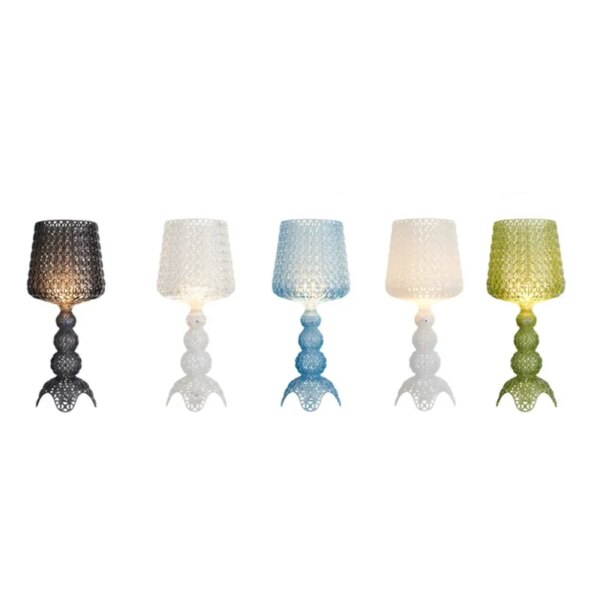 Lampe de Table LED creuse moderne en acrylique