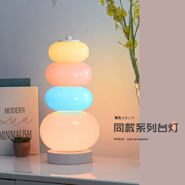 16031-938b07.jpg Lampadaire LED arc-en-ciel en verre, guirlande de bonbons