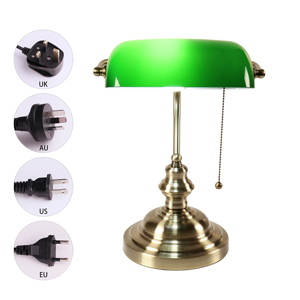 Classique banquier lampe de — Lampe de bureau classique, banquier style rétro | belleveilleuse.fr