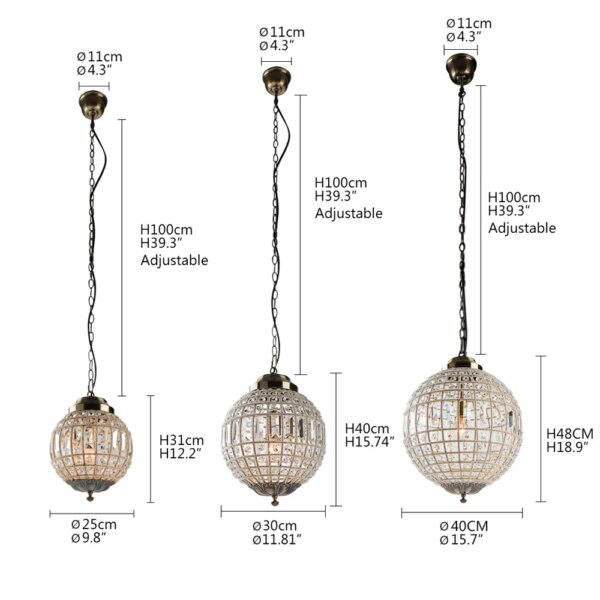 Lustre Led en cristal au design moderne rétro Vintage