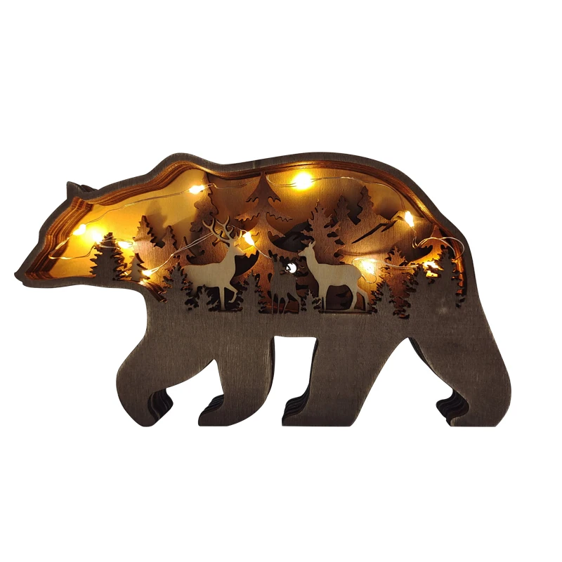 Bear With lights