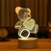 lampe 3d en acrylique, cadeau de saint-valentin, romantique, amour, pour la maison