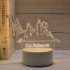 lampe 3D en acrylique EID Mubarak – lampe , éclairage d'intérieur