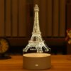 Veilleuse 3D LED pour enfants, lampe de chevet de Table créative, romantique