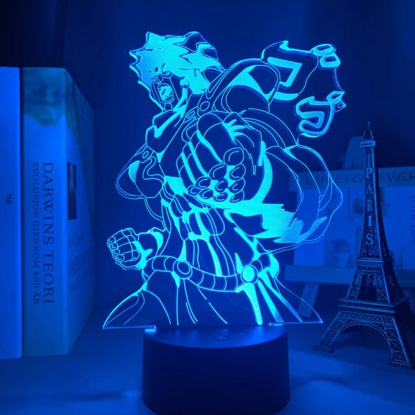 Lampe 3d à l'effigie de JoJo pour chambre à coucher, luminaire décoratif d'intérieur