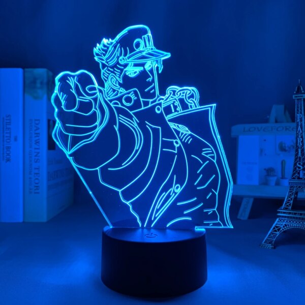 Lampe 3d à l'effigie de JoJo pour chambre à coucher, luminaire décoratif d'intérieur