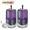 veilleuse rechargeable USB — Lampe anti-moustiques pour cage à oiseaux, choc électrique, répulsif domestique, piège muet, Recha...