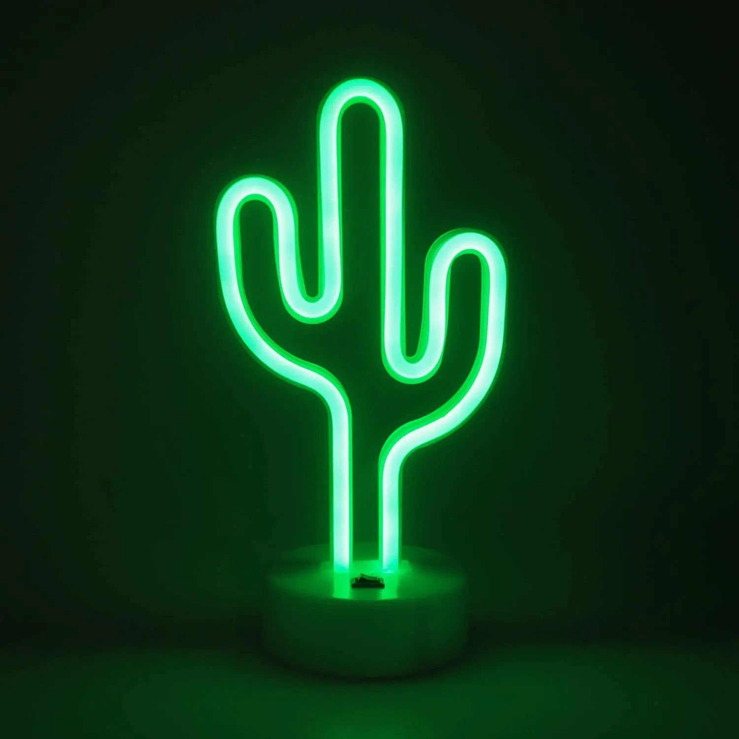 Néon signe guirlande lumineuse — néon Signe Cactus à piles aaa ou USB, lumières Led féeriques | belleveilleuse.fr