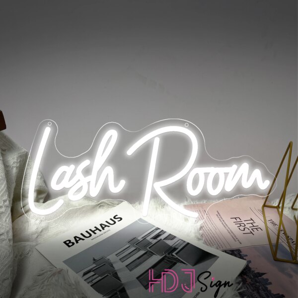néon pour salle de cils, lumière LED personnalisée, cadeau de noël
